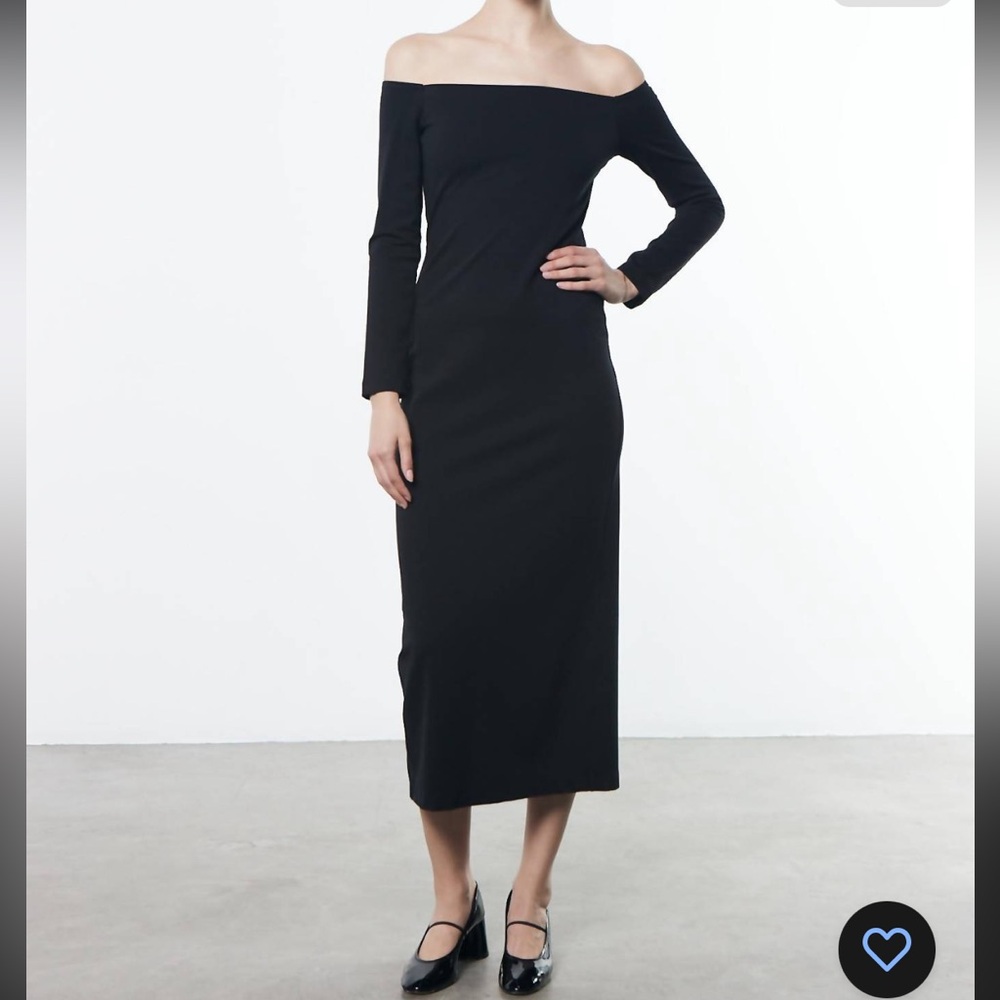 Enza Costa Off-shoulder Ankle dress, Black